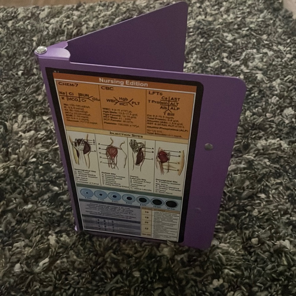 Foldable nursing clipboard